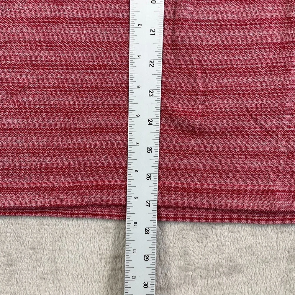 Banana Republic Johnny Collar Polo Shirt Men Large Vintage Red Striped‎ SS Golf